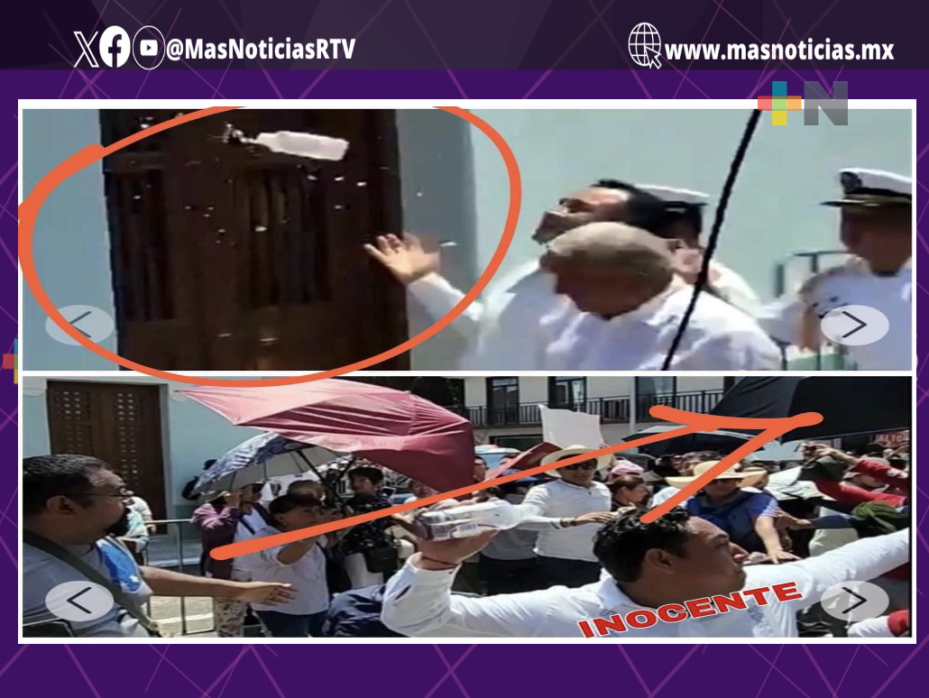 Deslindan a militante de Morena de intento de agresión a AMLO